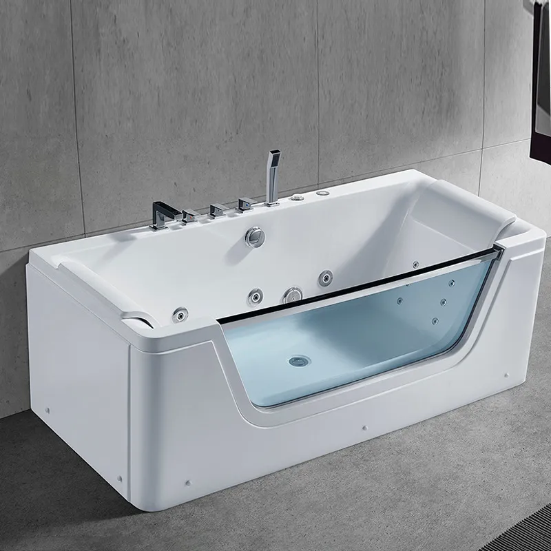 Home Bathroom Jacuzzi Tub - Smart Acrylic Jacuzzi Tub Double Adult