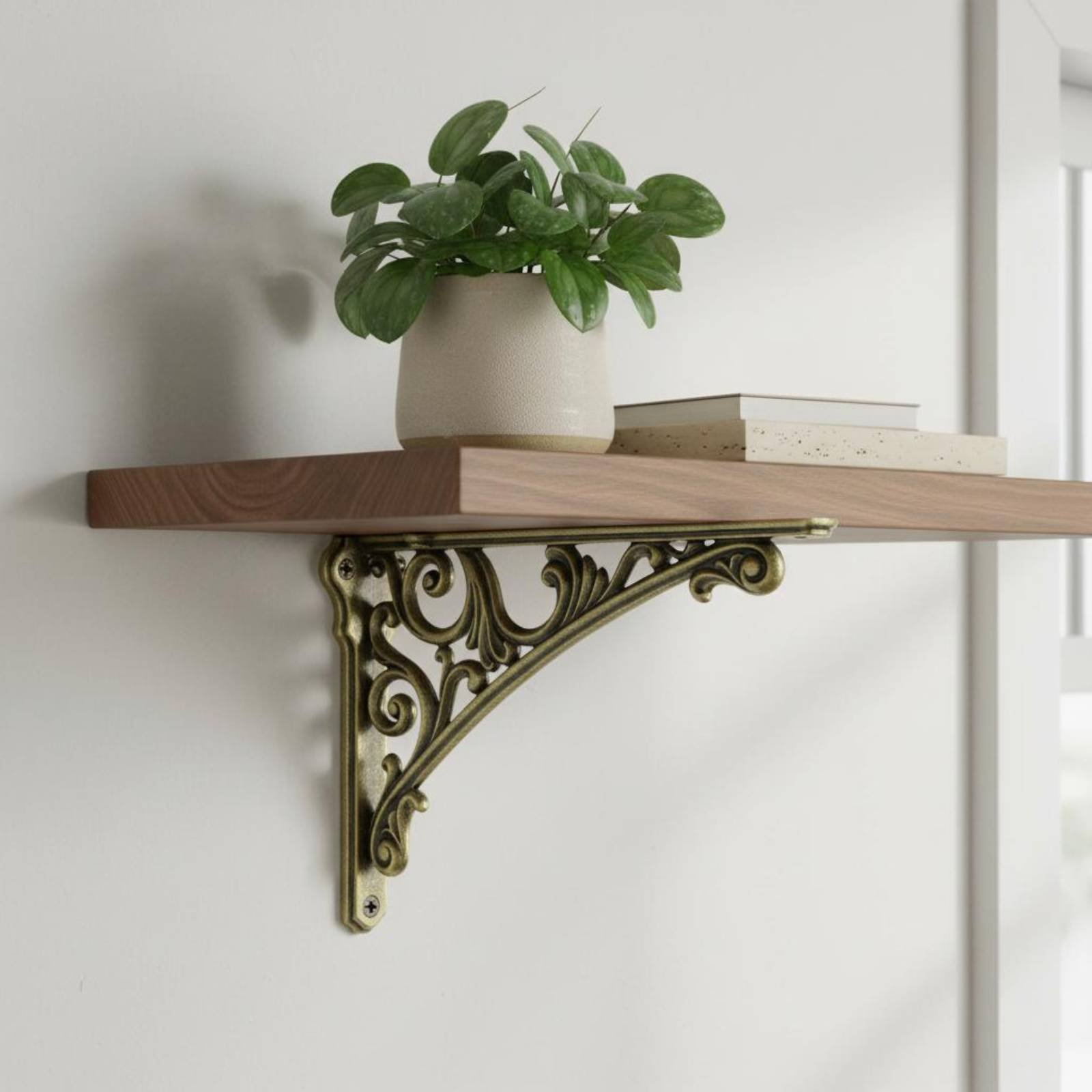 Home Bathroom Hardware - Vintage Design Triangle Bracket Thickened Metal