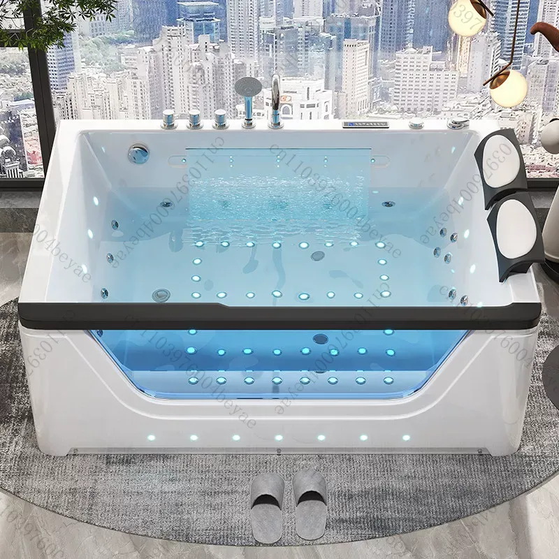 Home Bathroom Jacuzzi Tub - 2 Person Acrylic Jacuzzi Hot Tub