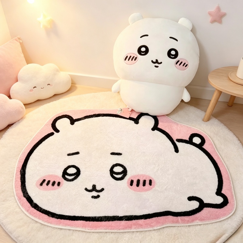 Home Bathroom Supplies - Hot Chiikawa Cartoon Rug Anime Hachiware