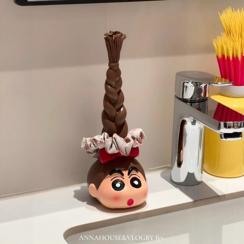 Home Bathroom Products - Kawaii Crayon Shin Chan Long Braid