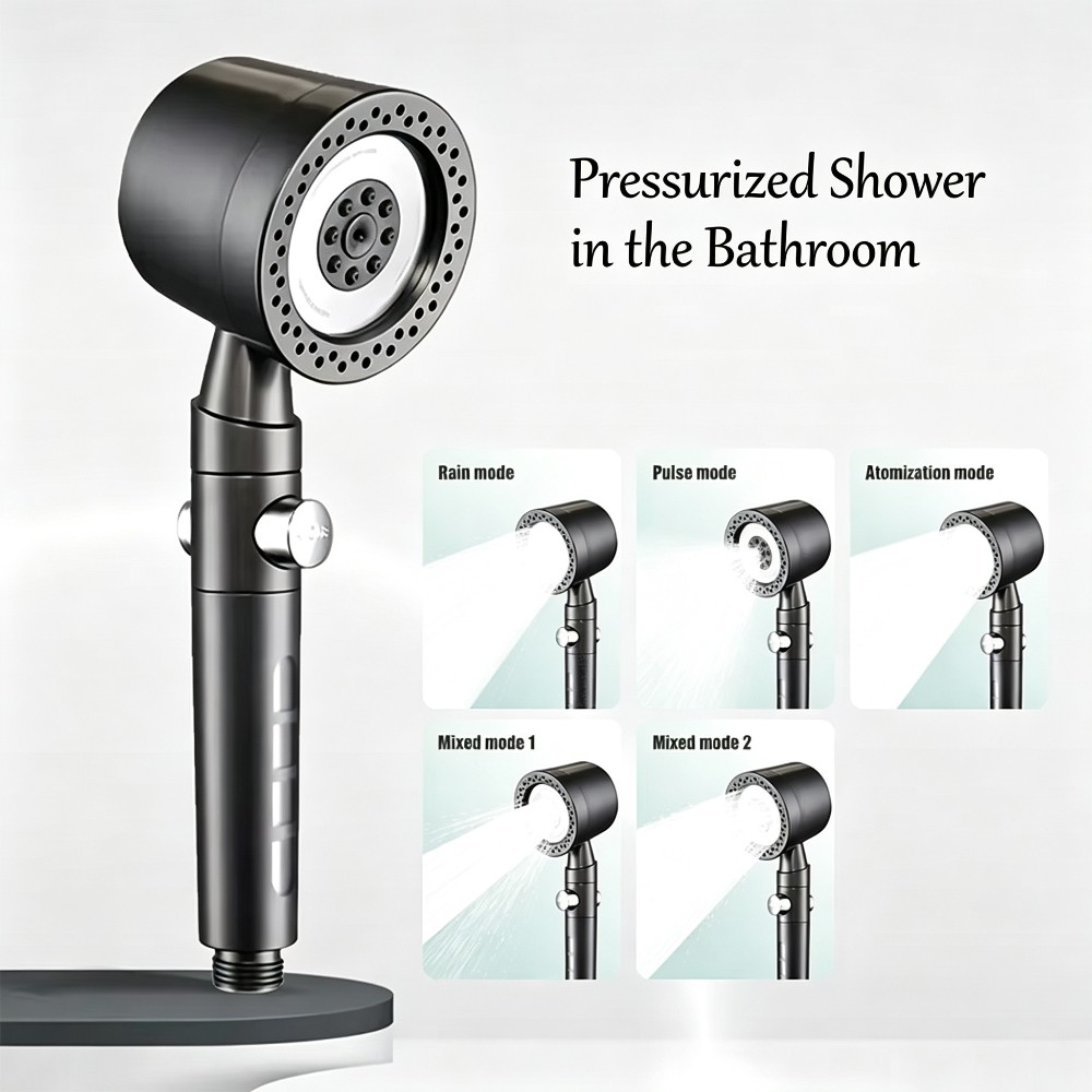 Home One Bathroom Accessories - High-Pressure Handheld Shower Head Water-Saving Design