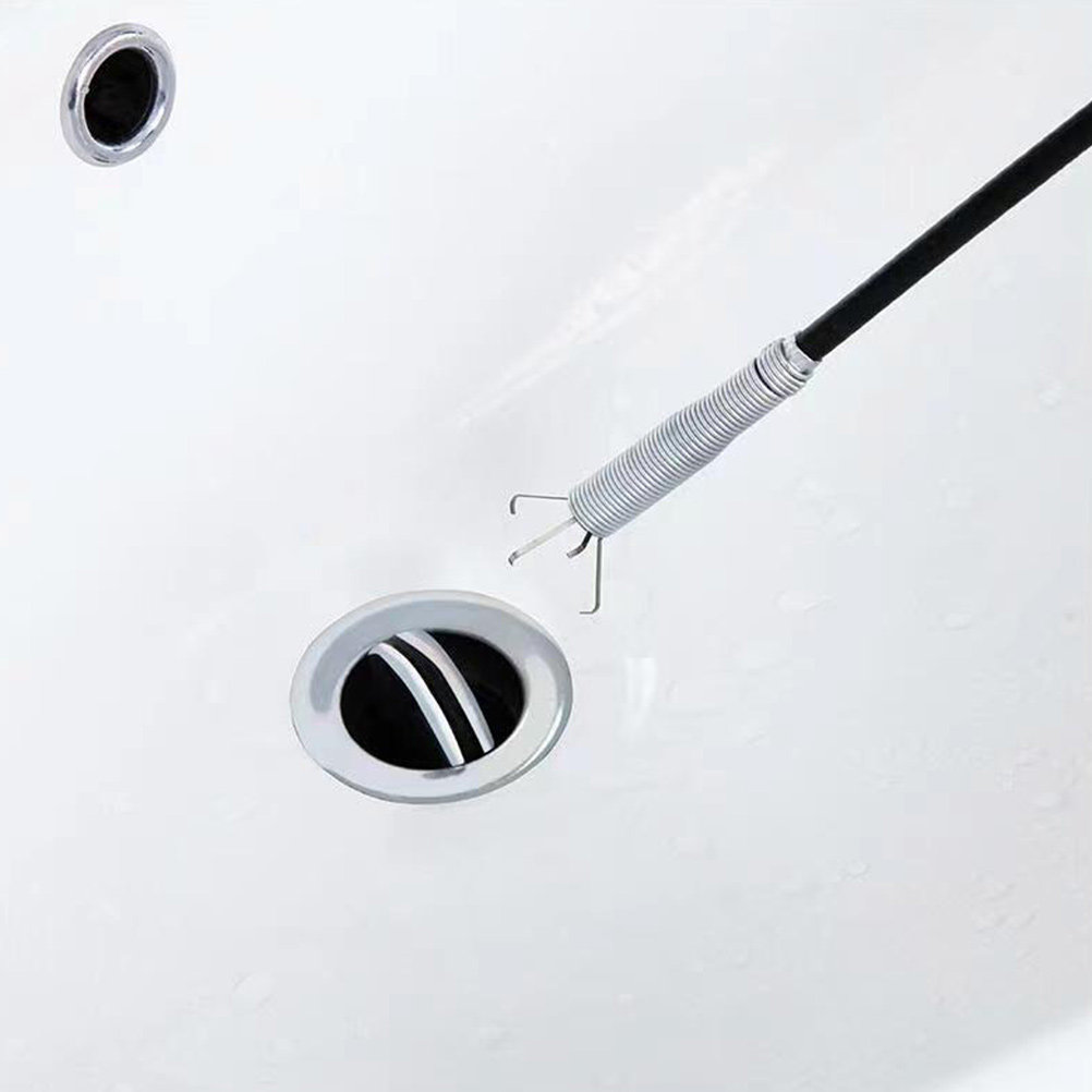 Drain Hair Catcher - 2Pcs Bendable Drain Cleaning Tool Flexible