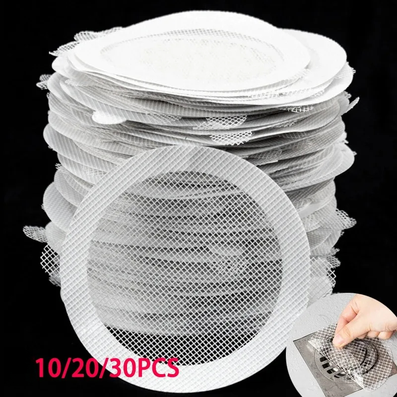 Drain Hair Catcher - Disposable Anti-blocking Filter Floor Drain Sticker