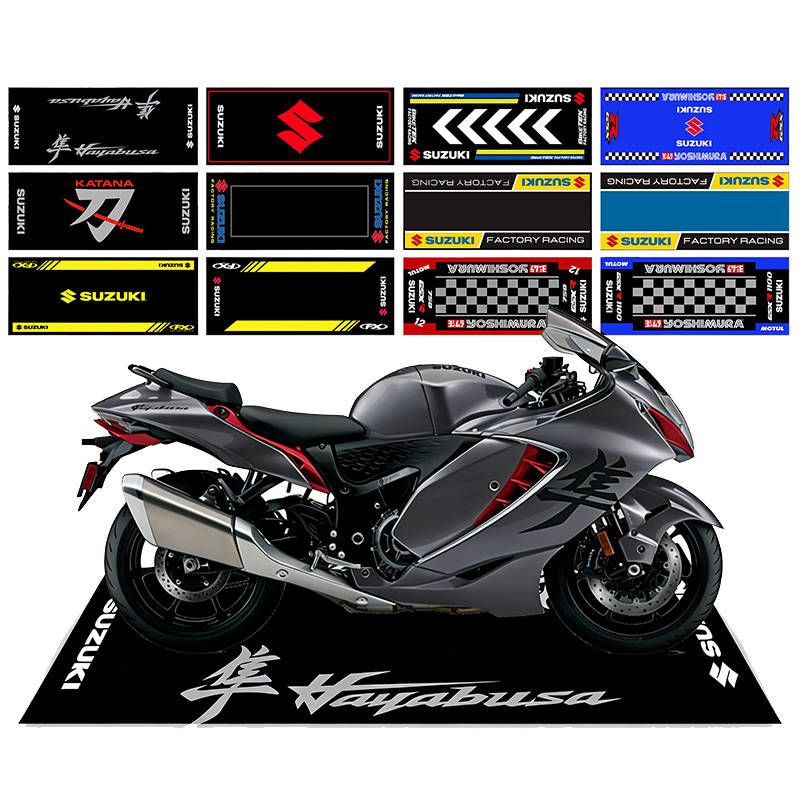 Home Bathroom Floor Mats - Motorcycle Display Carpet Suzuki Parking Mat