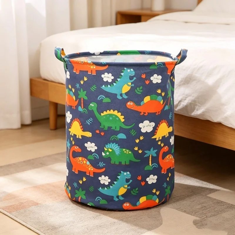 Home Bathroom Supplies - Cotton Dirty Clothes Storage Bag Collapsible