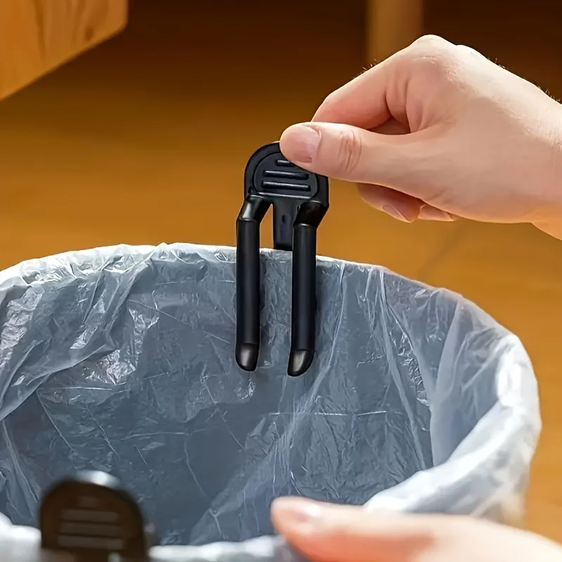 Home Bathroom Trash Can - 10/20pcs Durable Plastic Garbage Bag Clips