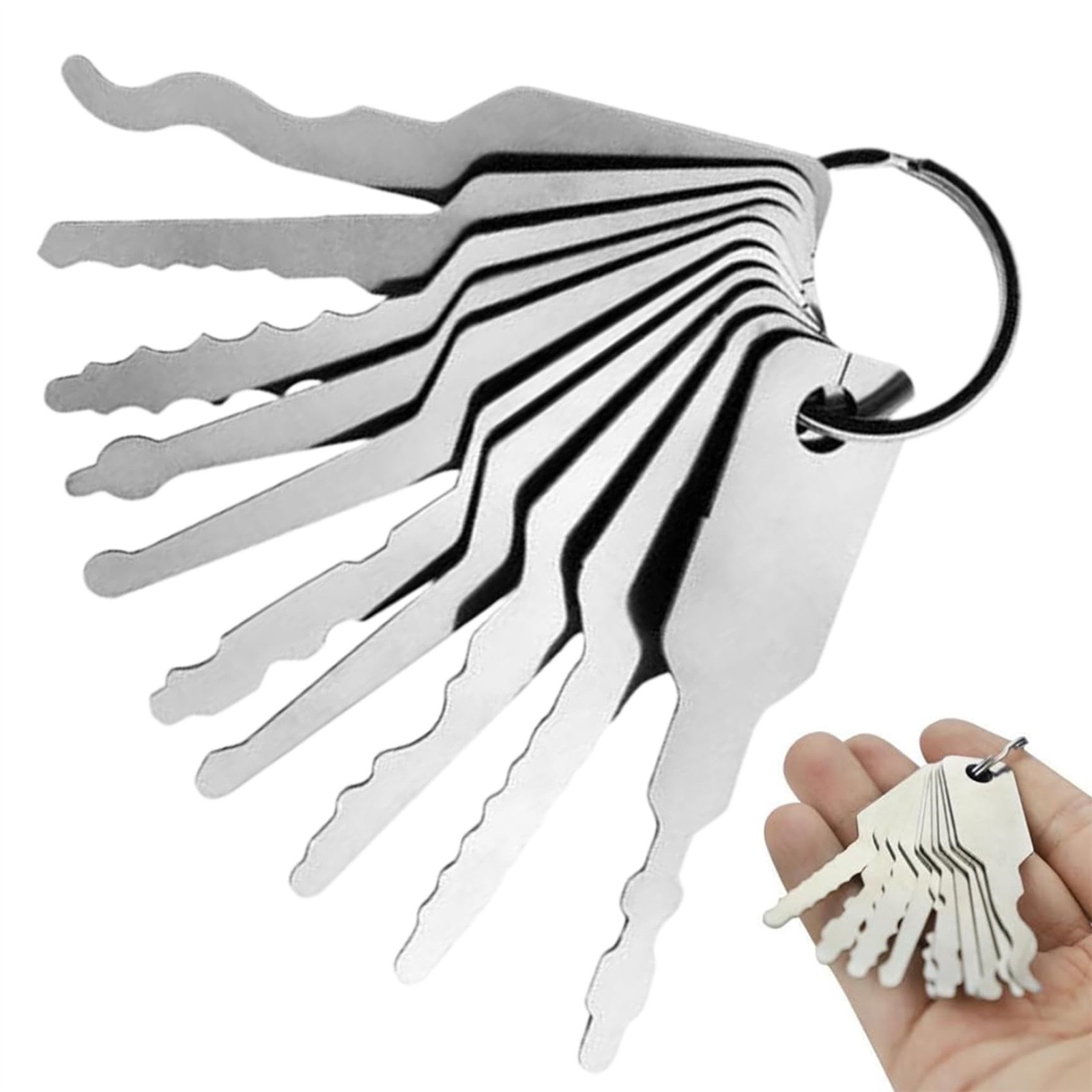 Home Bathroom Supplies - 10pcs/Lot Uncut Key Blanks Locksmith Supplies