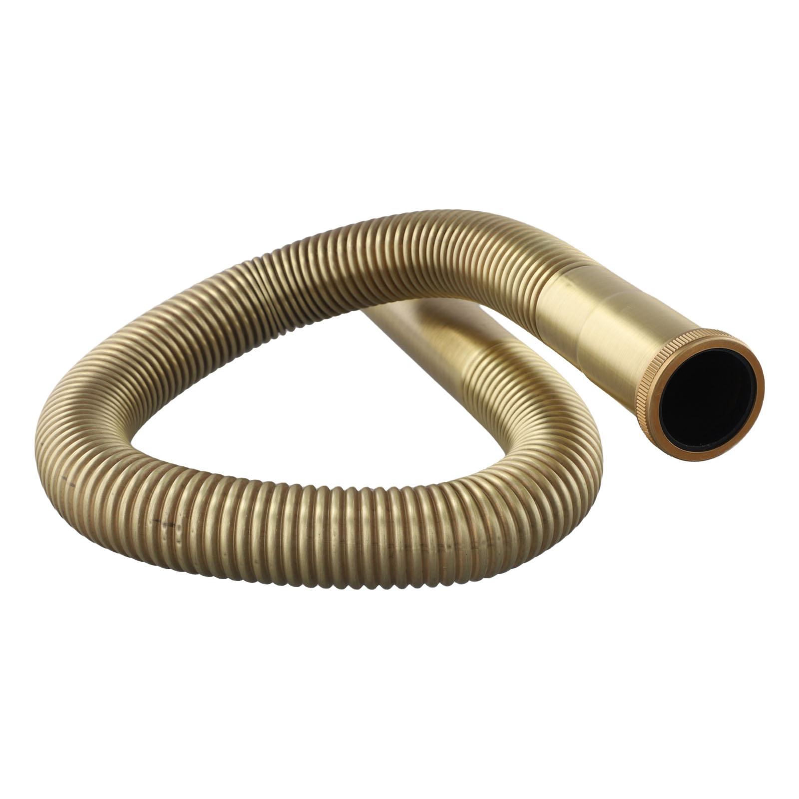 Home Bathroom Sink - 1pc Flexible Hose Brass Hose Siphon
