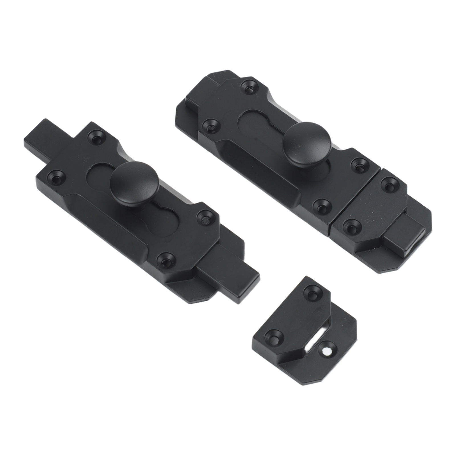 Home Bathroom Hardware - 2pcs Garage Cabinet Sliding Bolt Lock