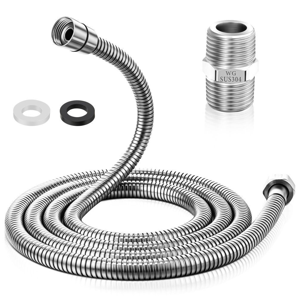 Home Bathroom Plumbing - 1.5/2m High Pressure Shower Hose Large