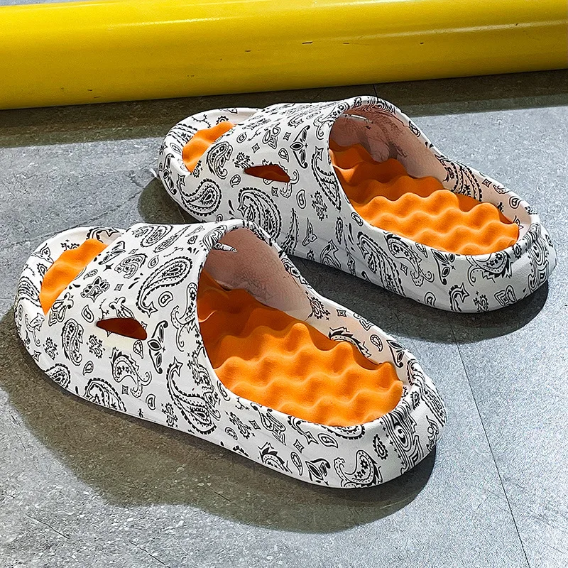 Home Bathroom Trends - Summer Men Massage Beach Shoes Printing