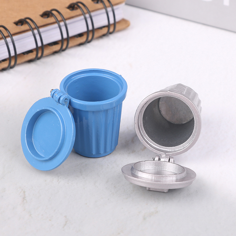 Home Bathroom Trash Can - 1Pcs Miniature Toy Model Scene Doll