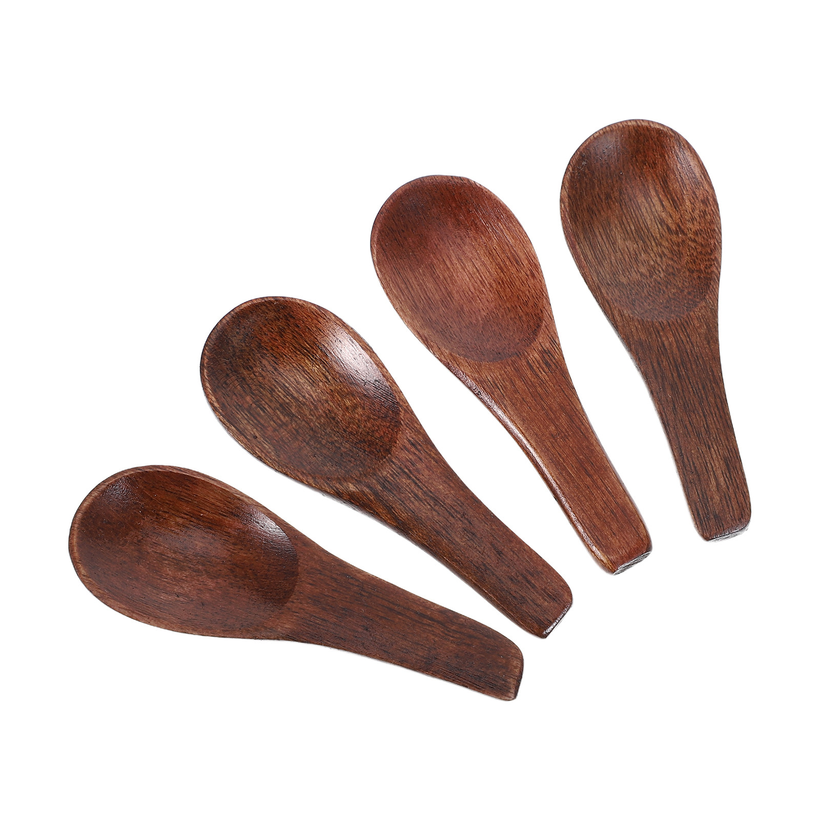 Bath Salts Jar - 4Pcs Handmade Mini Wooden Spoons 2.36in