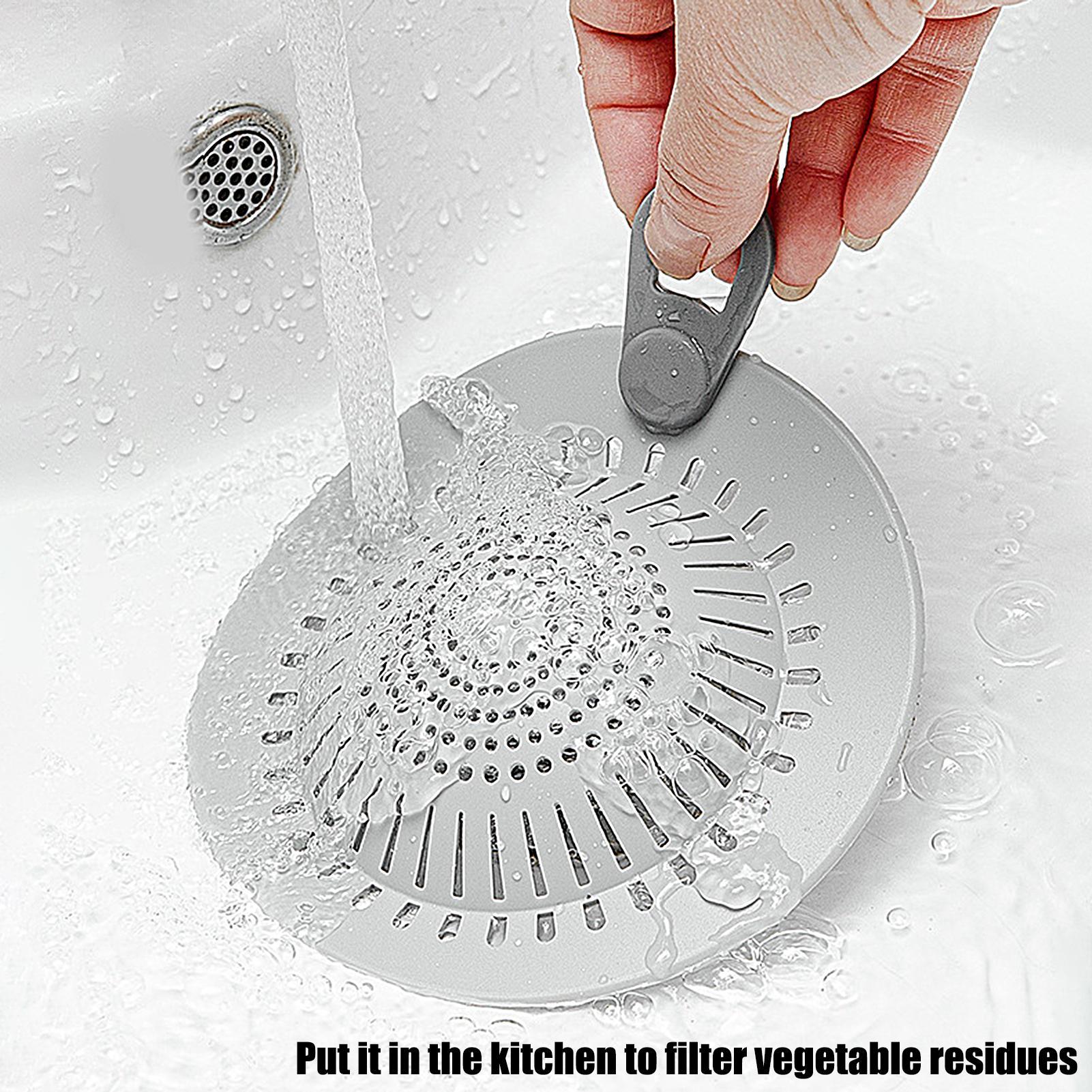 Home Bathroom Sink - Silicone Floor Drain Cover Bathroom Sewer