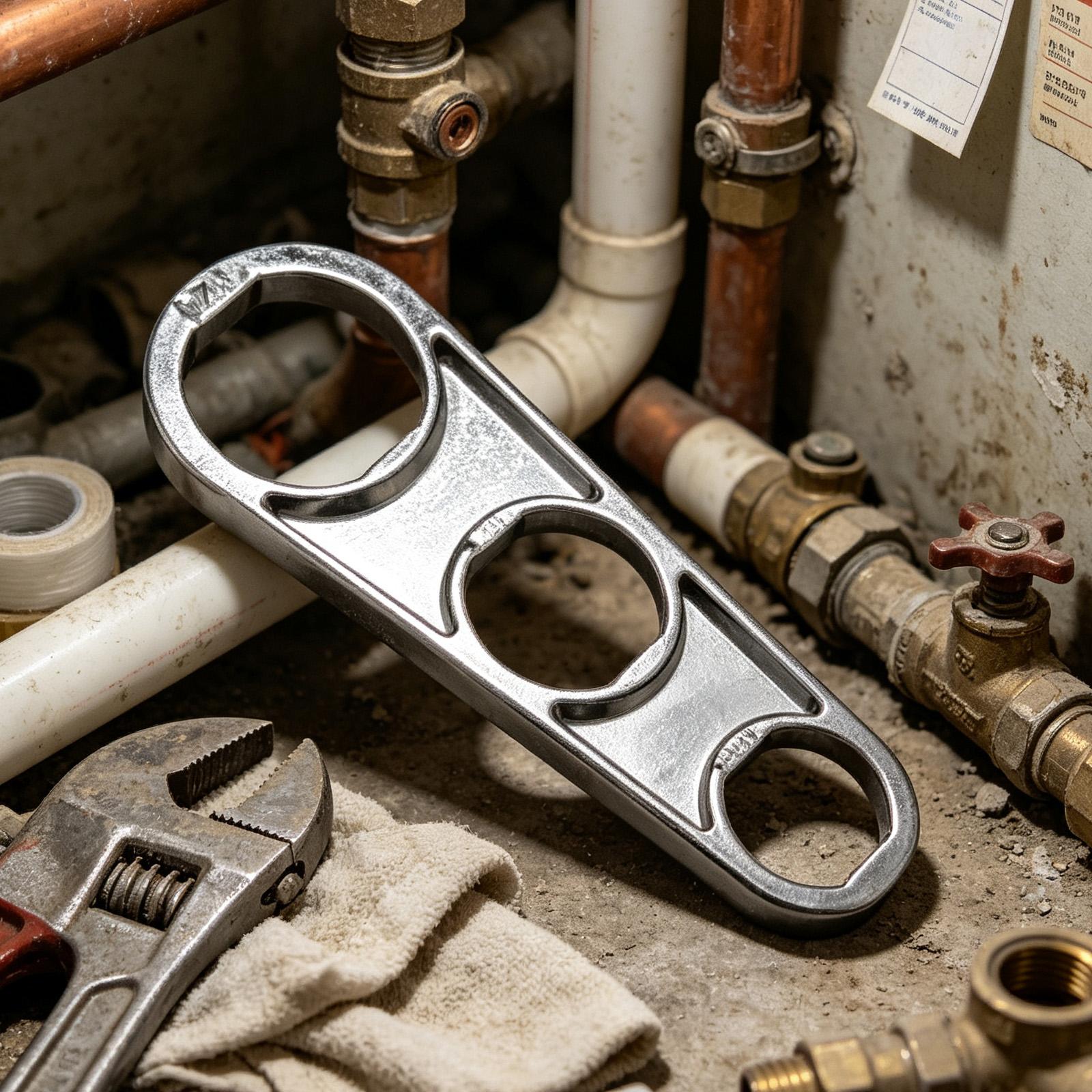 Faucet Wrench Anti-Slip Spanne - Home Hardware Bathroom Sinks ulasan dan harga