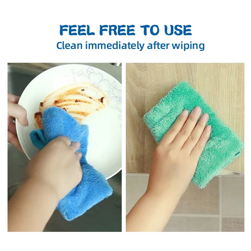 4pcs 20*32cm Small Hand Towels - Home Kitchen Bathroom Cleaning ulasan dan harga