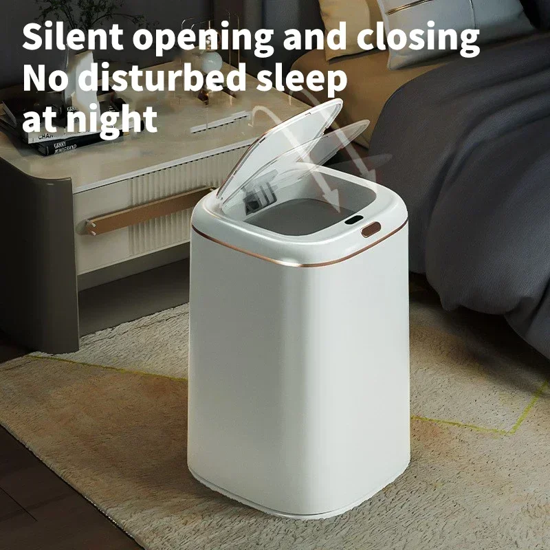 20/35/40L Smart Trash Can Larg - Home Bathroom Trash Can ulasan dan harga