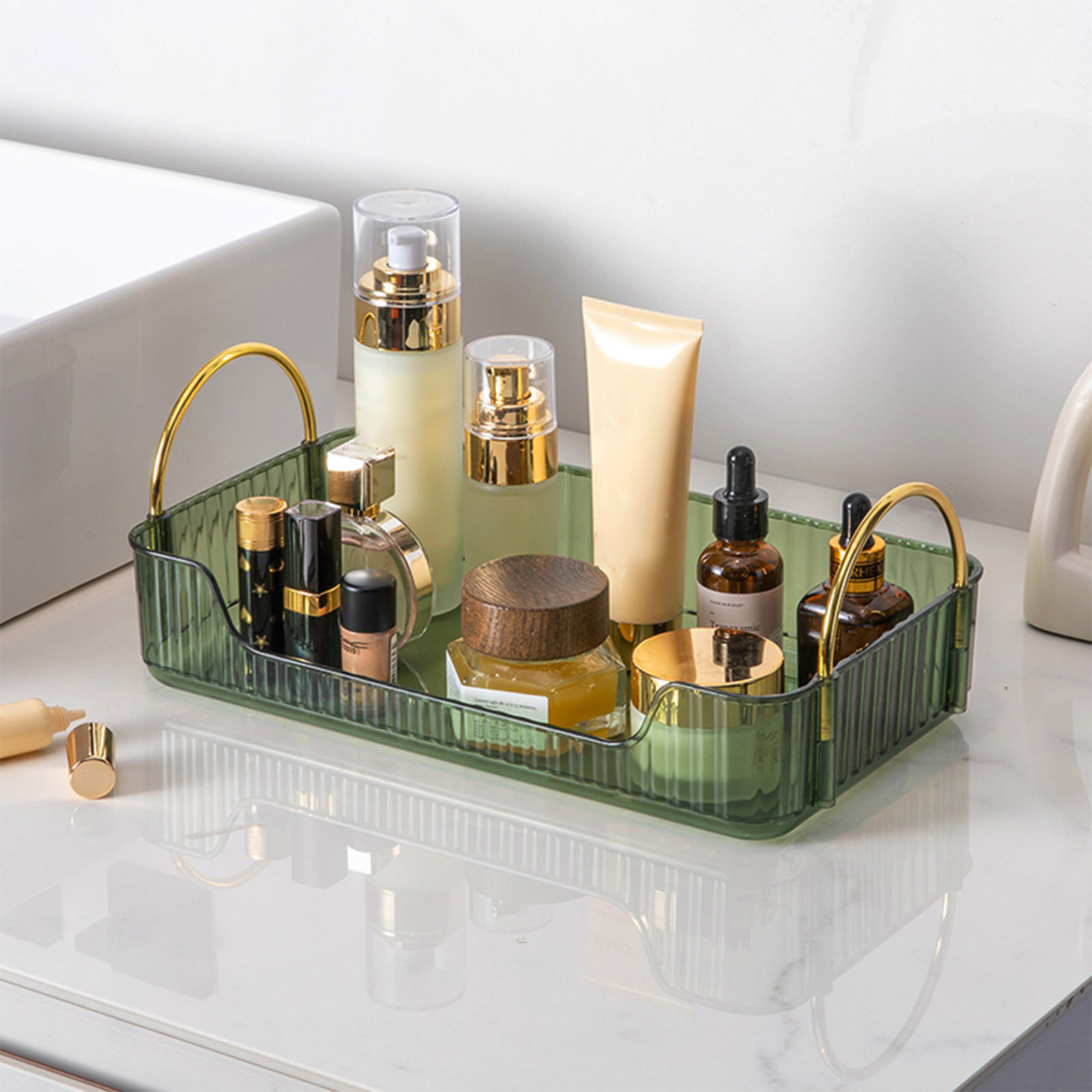 Bathroom Organizer Rack Light  - Home Bathroom Supplies ulasan dan harga