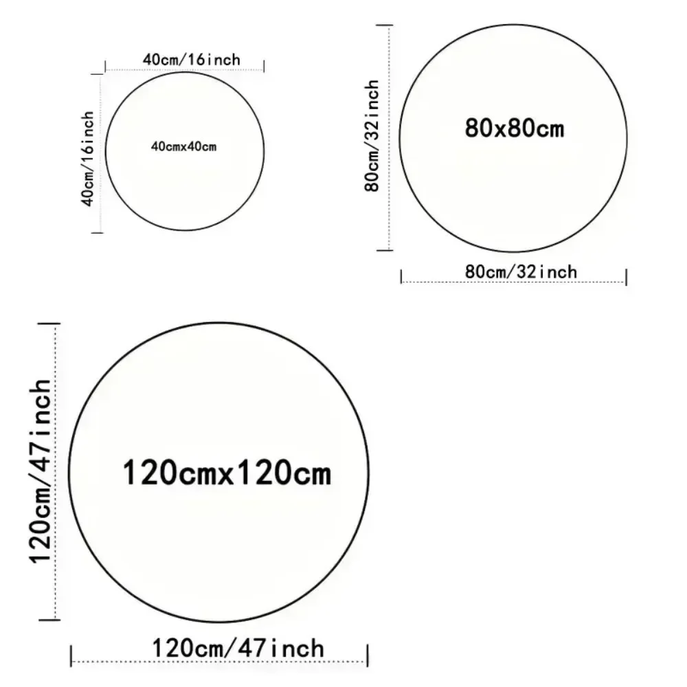 Retro Round Boho Living Room C - Home Bathroom Floor Mats ulasan dan harga