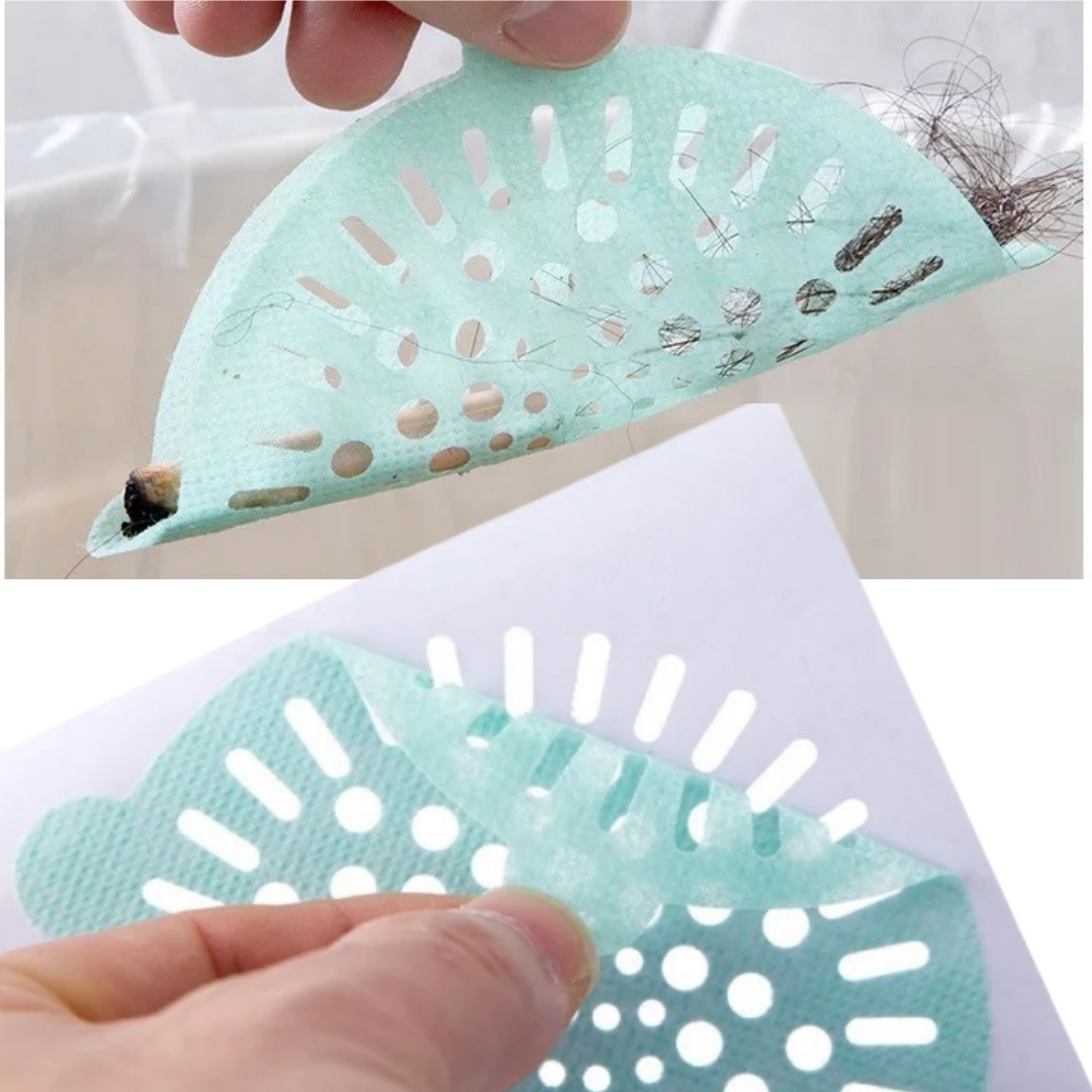 50pcs 10x10cm Disposable Floor - Drain Hair Catcher ulasan dan harga
