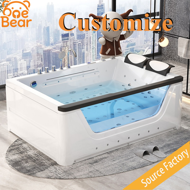 2 Person Acrylic Jacuzzi Hot T - Home Bathroom Jacuzzi Tub ulasan dan harga