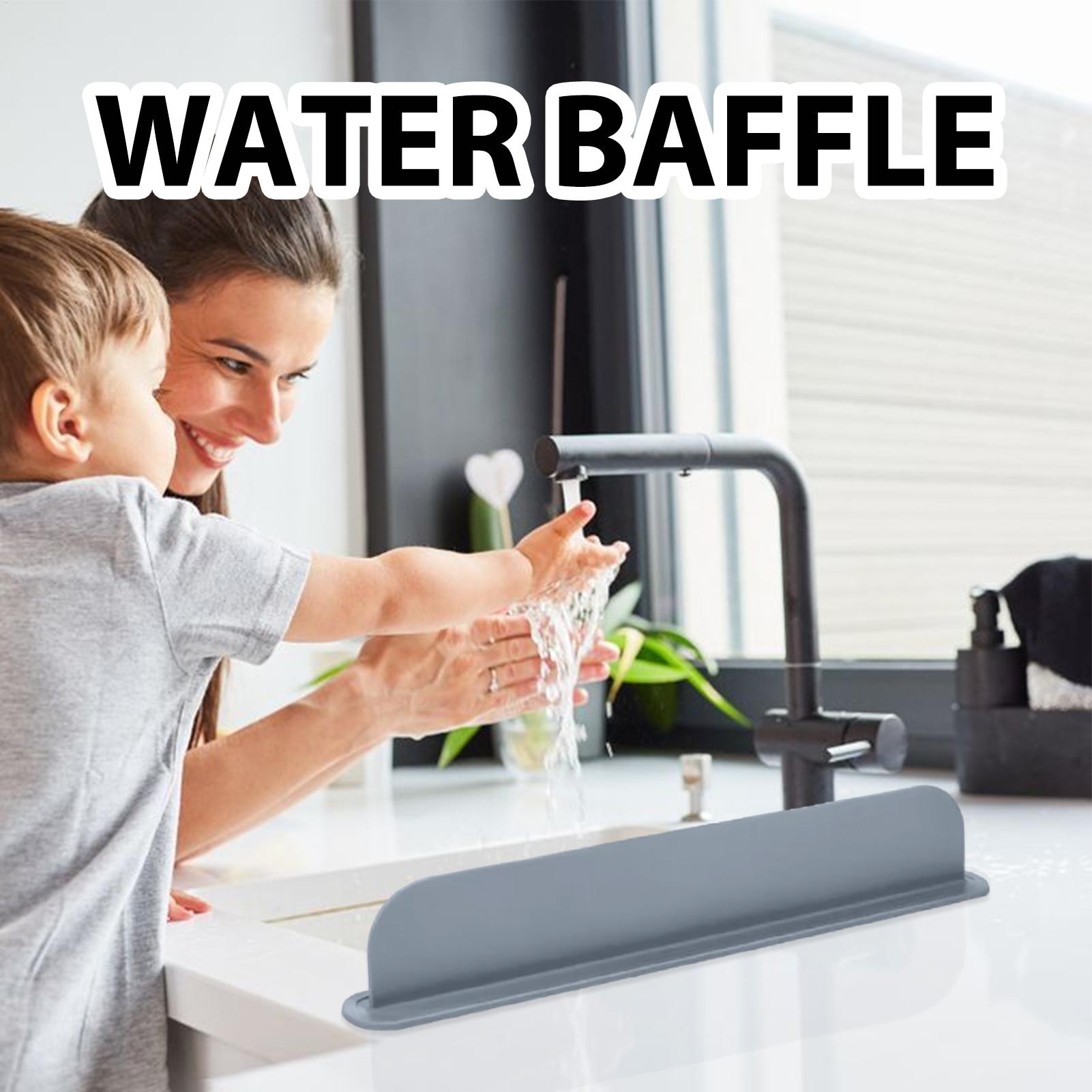Silicone Sink Splash Guard wit - Home Bathroom Sink ulasan dan harga