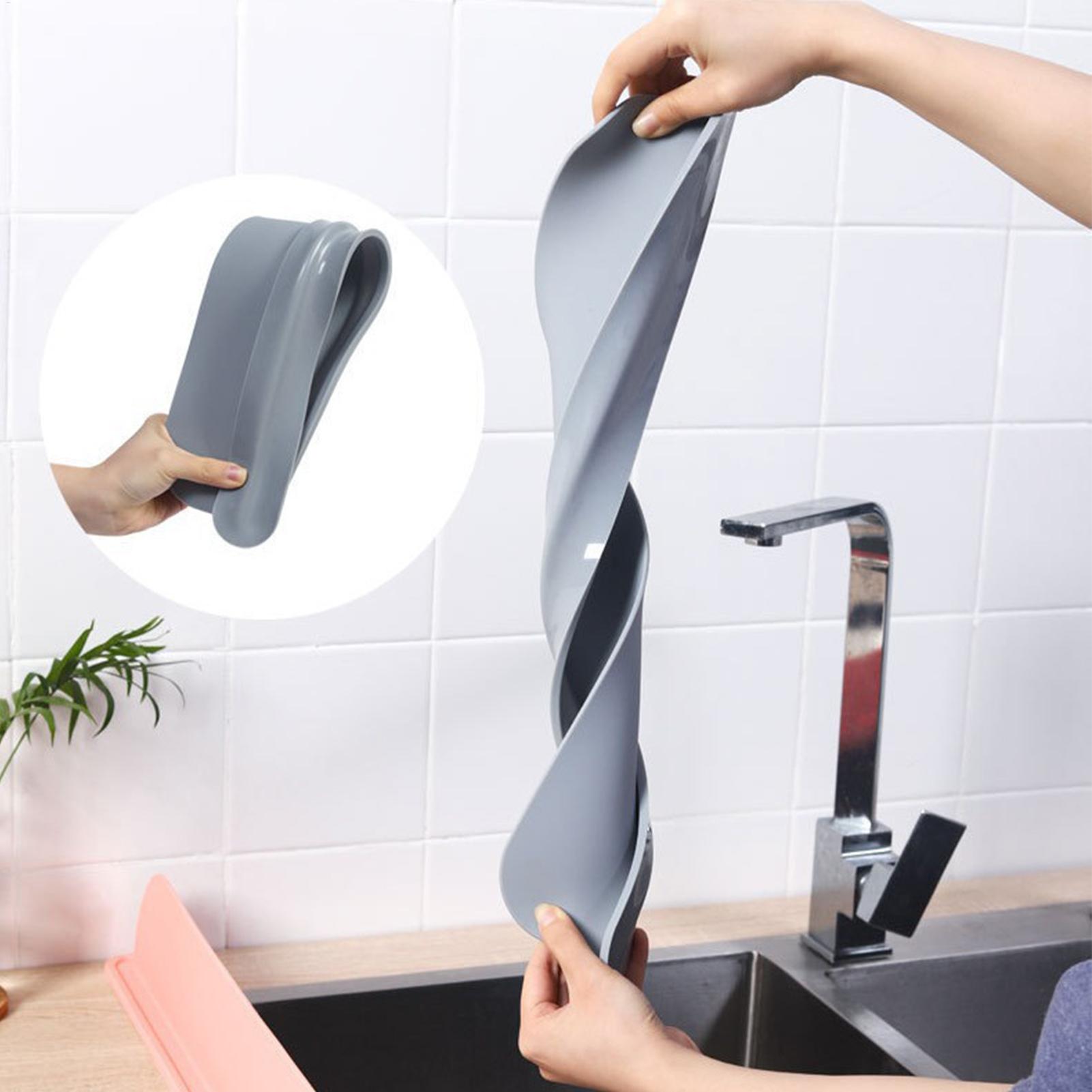Silicone Sink Splash Guard wit - Home Bathroom Sink ulasan dan harga