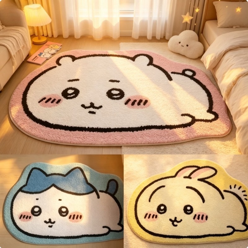 Hot Chiikawa Cartoon Rug Anime - Home Bathroom Supplies ulasan dan harga