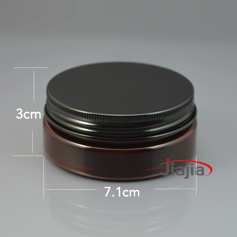 50g Brown Plastic Jar Empty Ti - Bath Salts Jar ulasan dan harga