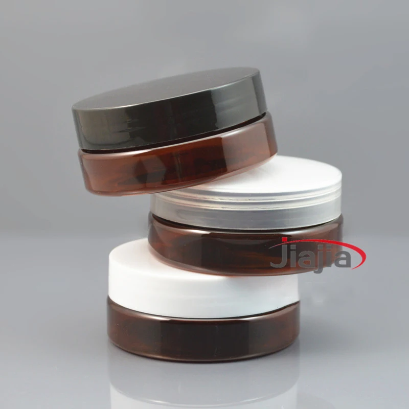 50g Brown Plastic Jar Empty Ti - Bath Salts Jar ulasan dan harga