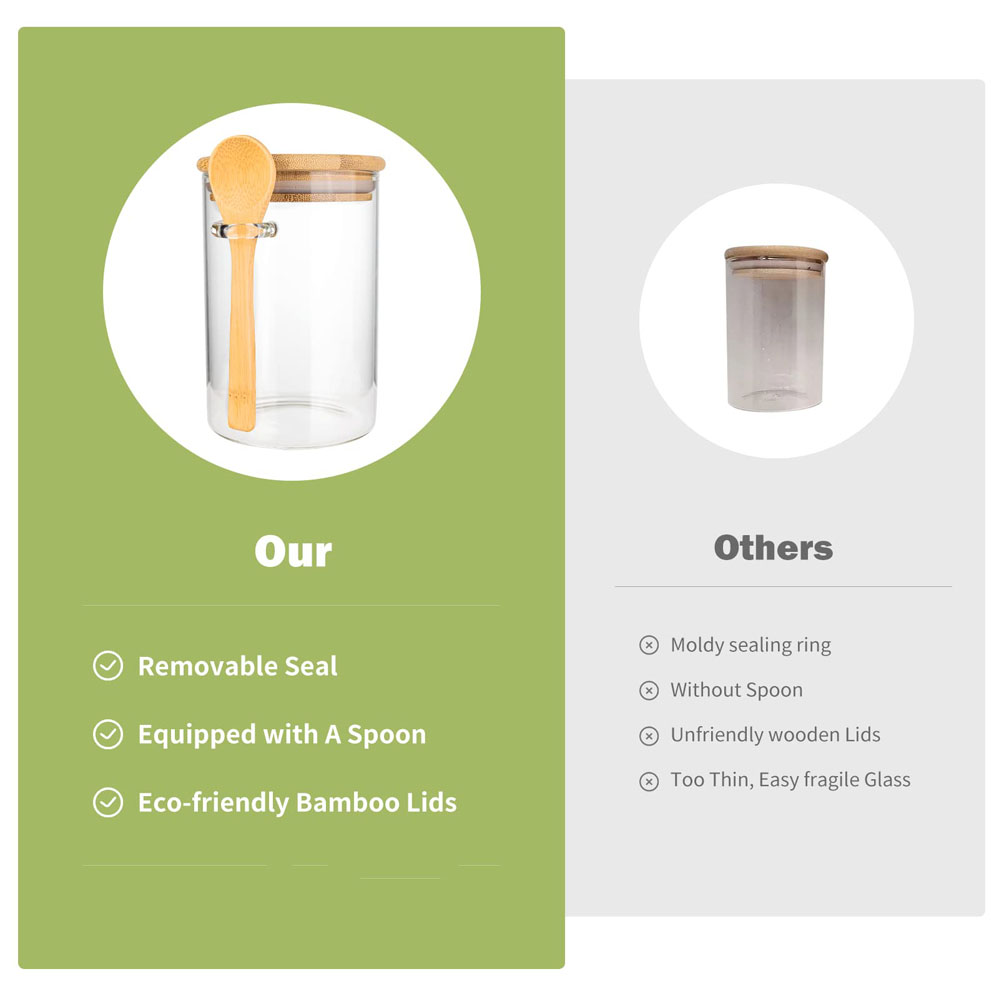 Airtight Food Storage Plastic  - Bath Salts Jar ulasan dan harga