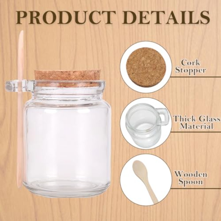 1Pcs 250ml/8.3oz Empty Clear G - Bath Salts Jar ulasan dan harga