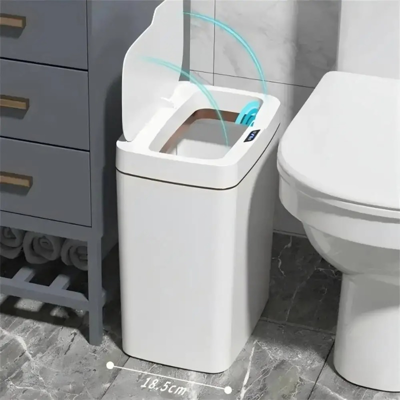 New Arrival Touchless USB Rech - Home Bathroom Trash Can ulasan dan harga