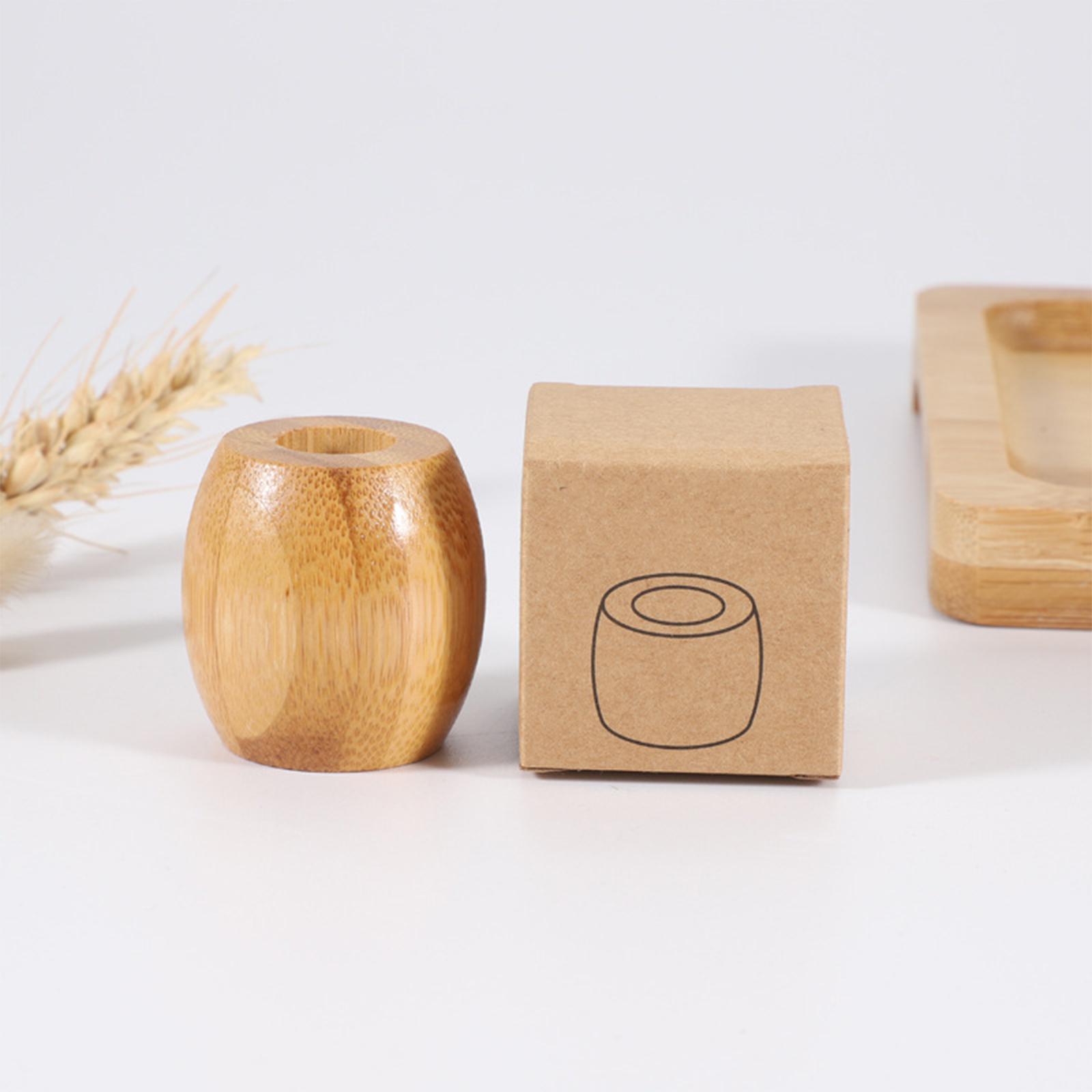 Bamboo Toothbrush Holder Compa - Home One Bathroom Accessories ulasan dan harga