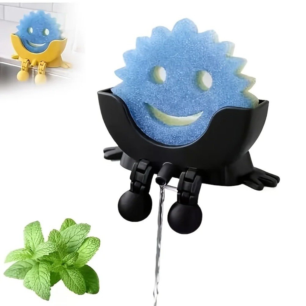 Drainable Soap & Sponge Holder - Home Bathroom Sink ulasan dan harga