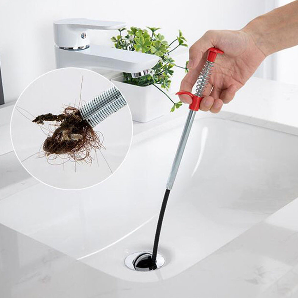 2Pcs Bendable Drain Cleaning T - Drain Hair Catcher ulasan dan harga