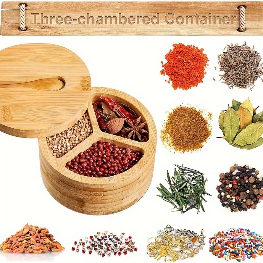 Bamboo Covered Wooden Spoon Se - Bath Salts Jar ulasan dan harga