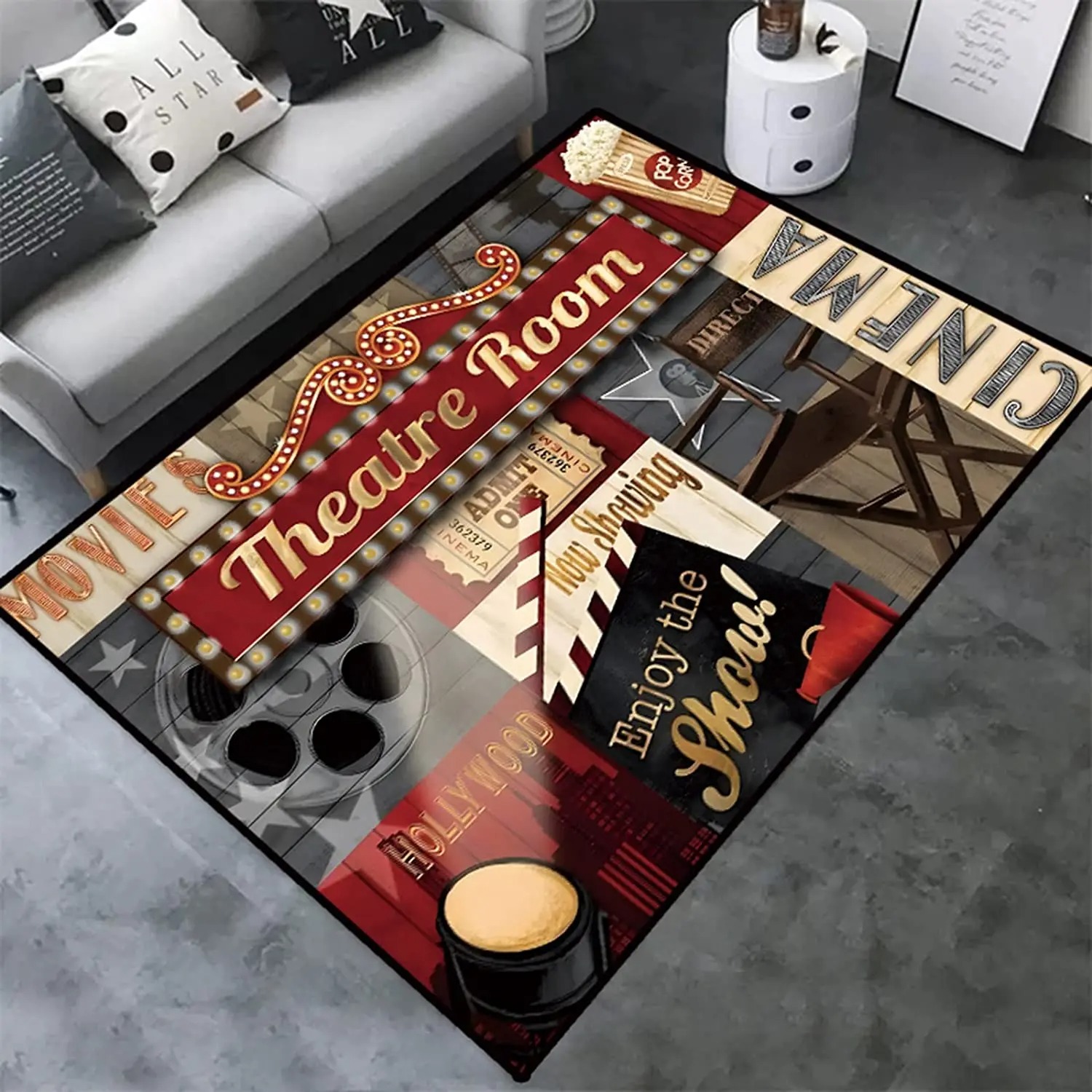 Vintage Projector Theme Movie  - Home Bathroom Movie ulasan dan harga