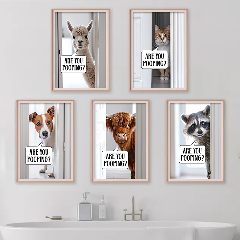 Cute Moving ‘Are You Pooping?’ - Home Bathroom Trends ulasan dan harga