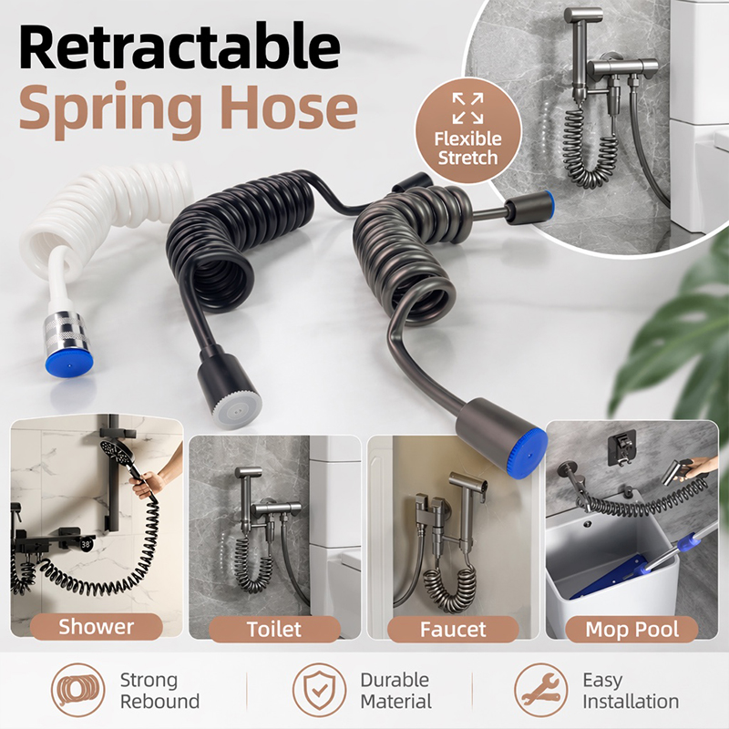 Toilet Bidet Sprayer Coiled Ho - Home Bathroom Plumbing ulasan dan harga