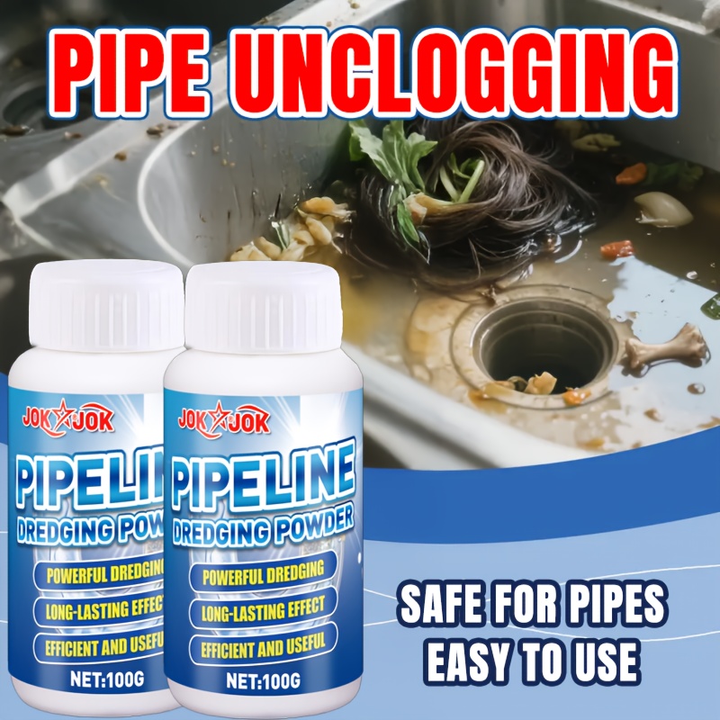 Powerful Drain Cleaner Powder, - Home Kitchen Bathroom Cleaning ulasan dan harga
