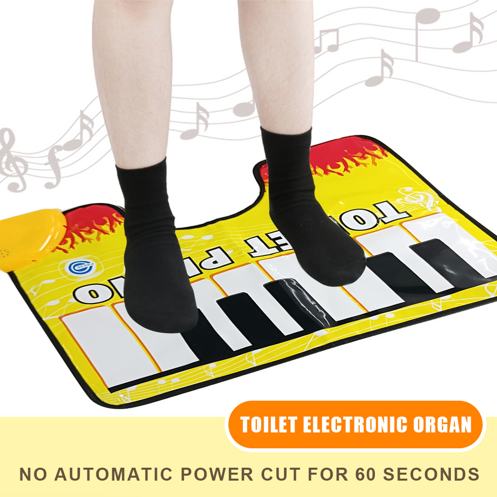Toilet Piano Mat Novelty Potty - Home Bathroom Floor Mats ulasan dan harga