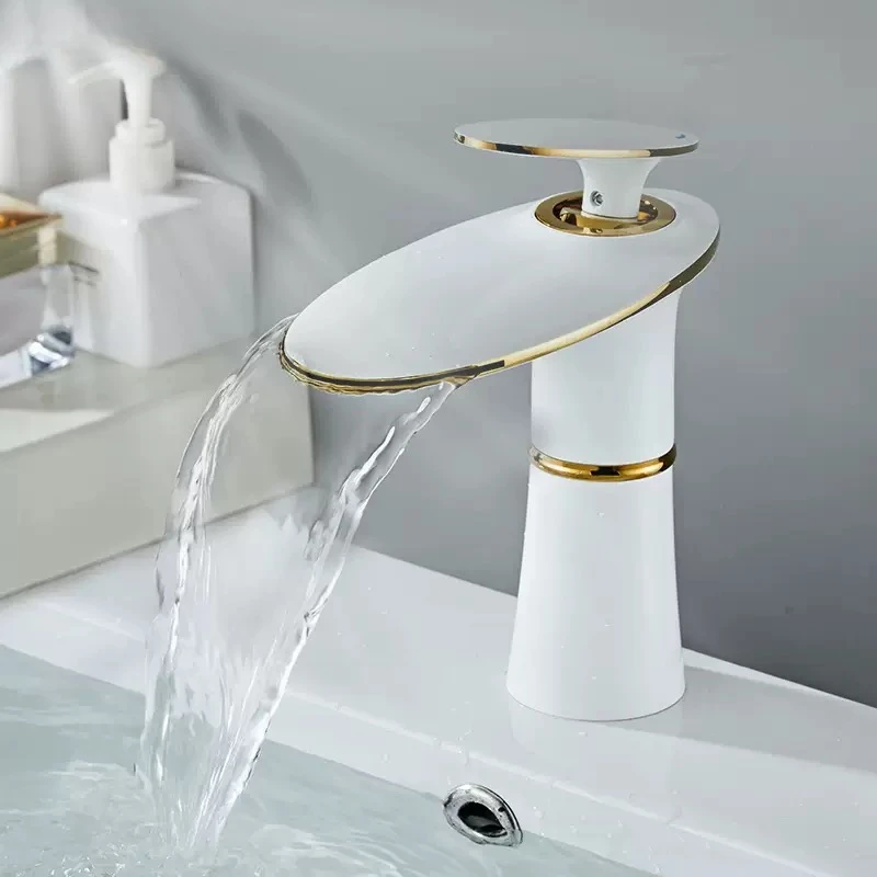 Waterfall Basin Faucet White G - Home Hardware Bathroom Sinks ulasan dan harga