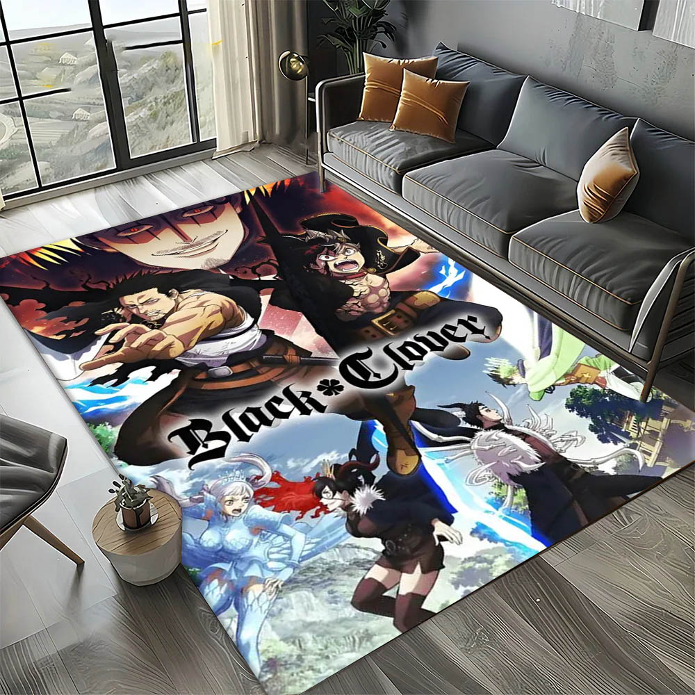 Cartoon Anime B-Black H-Hot Cl - Home Bathroom Floor Mats ulasan dan harga