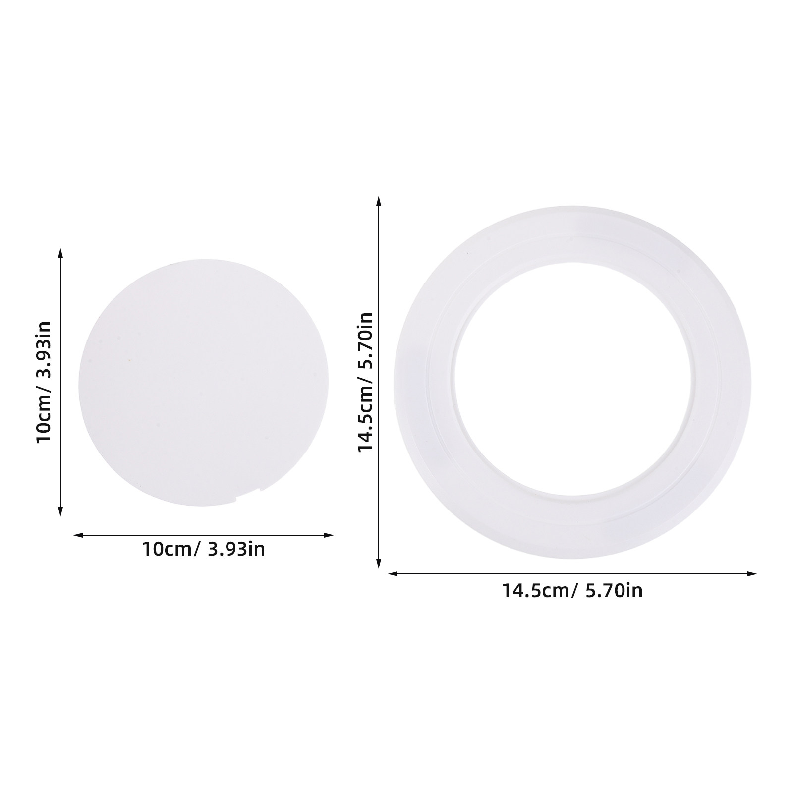 Adhesive Round Wall Plate Cove - Home Bathroom Plumbing ulasan dan harga