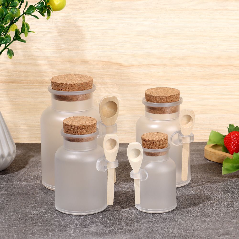 1PC 100-500g Portable Organize - Bath Salts Jar ulasan dan harga