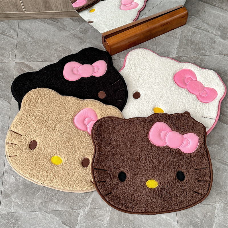 Anime Hello Kitty Plush Rug So - Home Bathroom Products ulasan dan harga