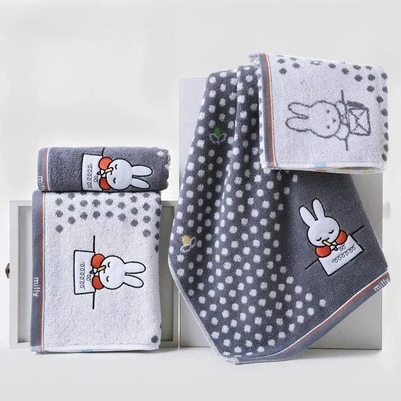 Anime Miffy 100% Cotton Face T - Home One Bathroom Accessories ulasan dan harga