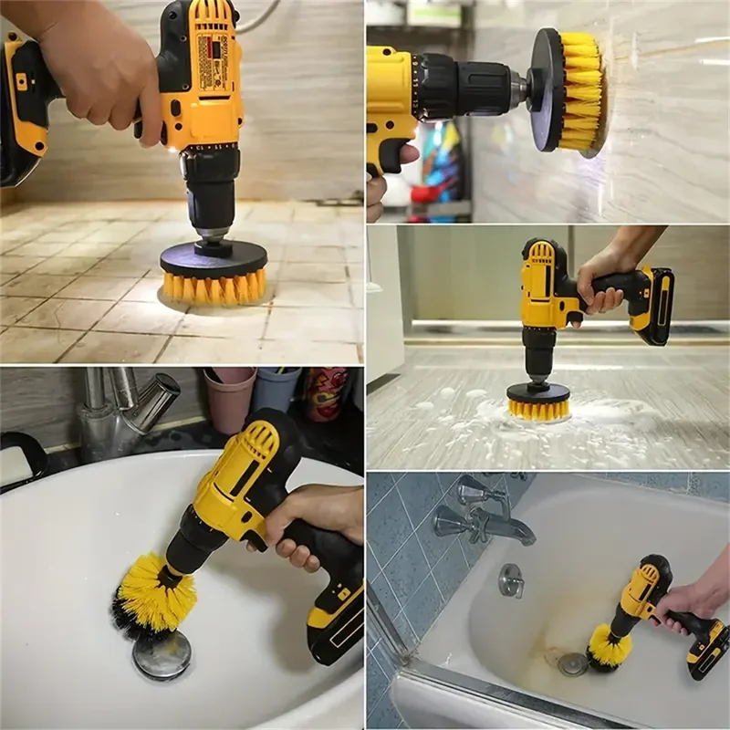 3 pcs/set drill brush set powe - Home Bathroom Products ulasan dan harga
